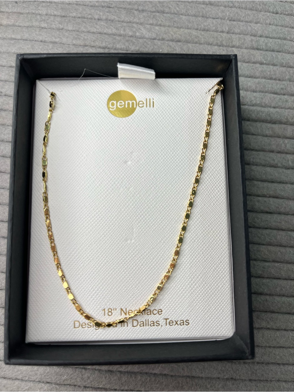 Gemelli Gold Chain Necklace - Polished Yellow Gold